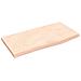 Ripiano a Parete 60x30x (2-4) cm Massello Rovere Non Trattato - Foto miniatura 1