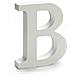 Lettera B Legno Bianco (2 X 16 X 14,5 Cm) (24 Unità) - Foto miniatura 2