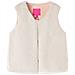 Gilet Da Bambina In Pelliccia Sintetica Beige 92 - Foto miniatura 1