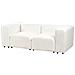 Divano Modulare 2 Posti Falsterbo Bouclé Bianco - Foto miniatura 10