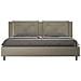 Letto Contenitore Imbottito 180x190 Similpelle Cappuccino Appia - Foto miniatura 1