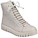 Beige Casual Closed Ladies Mid Height Boots Stivaletti Pelle Sintetica Scarpe Donna Beige Eu 39, Y3420-61 - Foto miniatura 1