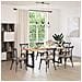 Gambe Tavolo Pranzo A Forma U 2 Pz Nero 60x(72-73) Cm Acciaio - Foto miniatura 2