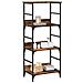 Libreria Legno Antico 50x33x117,5 Cm In Legno Multistrato - Foto miniatura 1