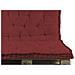 Cuscino Mattonella Per Seduta-schienale Divani Pallet Cuscino Per Bancale 80x120 80x120 Bordeaux - Foto miniatura 3