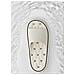 Comode Ciabatte Unisex Antiscivolo In Eva Per Bagno E Doccia White 35-36 - Foto miniatura 3