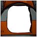 Tenda Familiare a Tunnel 6Persone Grigia Arancione Impermeabile - Foto miniatura 8