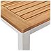 Set da Pranzo da Giardino  5 Pezzi in Teak Massello, Tavolo da Pranzo Outdoor  180x90x75 cm in Teak Massello - Foto miniatura 9