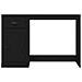 Scrivania con spazio di stoccaggio Rovere Nero 50x115x75 cm Legno ingegnerizzato - Foto miniatura 7