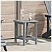 Tavolo Laterale Adirondack Grigio chiaro 38x38x45 cm HDPE - Foto miniatura 2