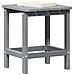 Tavolo Laterale Adirondack Grigio chiaro 38x38x45 cm HDPE - Foto miniatura 3