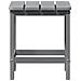 Tavolo Laterale Adirondack Grigio chiaro 38x38x45 cm HDPE - Foto miniatura 5