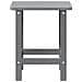 Tavolo Laterale Adirondack Grigio chiaro 38x38x45 cm HDPE - Foto miniatura 6