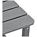 Tavolo Laterale Adirondack Grigio chiaro 38x38x45 cm HDPE - Foto miniatura 9