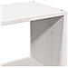 Letto Libreria senza Materasso Bianco 160x200 cm Legno di Pino - Foto miniatura 9