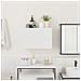 Mobile da Bagno a Parete Bianco 60x25x40cm in Legno Multistrato - Foto miniatura 3