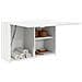 Mobile da Bagno a Parete Bianco 60x25x40cm in Legno Multistrato - Foto miniatura 4