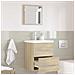 Mobile da Bagno 41 x 38.5 x 48 cm Legno multistrato - Foto miniatura 2