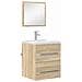 Mobile da Bagno 41 x 38.5 x 48 cm Legno multistrato - Foto miniatura 3