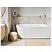 Vasca Da Bagno Angolare Renaca Lato Sinistro 170 X 79 Cm Bianco - Foto miniatura 1