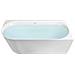 Vasca Da Bagno Angolare Renaca Lato Sinistro 170 X 79 Cm Bianco - Foto miniatura 2