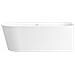 Vasca Da Bagno Angolare Renaca Lato Sinistro 170 X 79 Cm Bianco - Foto miniatura 3