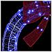 Ghirlanda con 60 LED Blu 75 cm Acrilico - Foto miniatura 4