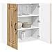 Pensile cucina con porta Rovere artigianale 80 x 31 x 80 cm - Foto miniatura 3