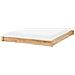 Letto Senza Testata Legno Antras 160 X 200 Cm Marrone Chiaro - Foto miniatura 2