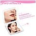 Specchio Per Trucco Nero Con Ingrandimento 10x - Compatto E Pieghevole Da Borsetta - Foto miniatura 5
