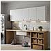Pensile 1 Anta Bianco Frassinato 40×69×33 Cm | Mobile Sospeso Salvaspazio Con Ripiano Regolabile | Già Assemblato Per Bagno, Cucina, Lavanderia E Ingresso - Foto miniatura 3