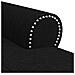 Chaise Lounge con cuscino Nero 91 x 157 x 91 cm Tessuto - Foto miniatura 8