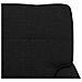 Chaise Lounge con cuscino Nero 91 x 157 x 91 cm Tessuto - Foto miniatura 9