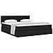 Letto con contenitore e materasso Nero 160 x 200 cm - Foto miniatura 3