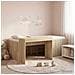 Letto alto per bambini con scrivania Rovere Sonoma 75 x 190 cm - Foto miniatura 2