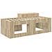 Letto alto per bambini con scrivania Rovere Sonoma 75 x 190 cm - Foto miniatura 5