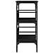 Tavolino Consolle Nero 75x32x75 cm in Legno Multistrato - Foto miniatura 6