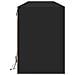 Mobile TV a parete con LED Nero 180x31x45 cm - Foto miniatura 7