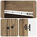 Set di armadi 2 pcs 66 x 34,5 x 90 cm Legno ingegnerizzato - Foto miniatura 7