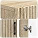 Mobile per scarpe HOORN 59,5 x 39,5 x 87 cm Rovere Sonoma - Foto miniatura 7
