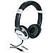 Cuffie da DJ Ultra Leggere e Regolabili con Cavo Nera e Grigia 40 mm 1.8 m HF125 - Foto miniatura 2