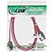 cavo sata 7pin l-form a sata 7pin l-form, max 6gbs, piatto, chiusura a scatto, rosso, 1m - Foto miniatura 2