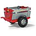 Rimorchio Farm Trailer Rosso / Grigio 62x46x37 122097 - Foto miniatura 2