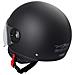 Casco Jet Demi Urban Moto Omologato Ece 22 Visiera Avio Sferica Sonicmoto Nero Opaco Xl - Foto miniatura 2