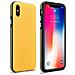 Iphone X / Xs Di Copertura Posteriore Ultra Sottile Giallo Colorato - Foto miniatura 1