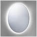 Specchio Da Bagno Con Illuminazione Led Ovale 60 X 80 Cm Mazille - Foto miniatura 6