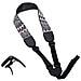 Ukulele Strap Zinc Ukulele Capo Regolabile Morbido Cotone Collo Sling Per Ukulele Stile Libero Loop-button Cross-torace Nessun Foro Di Perforazione. - Foto miniatura 3