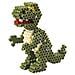 Bgelperlen Midi 3d ""dinos"", Geschenkpackung Durchmesser Bgelperle Midi: 5,0 Mm - 1 Stck (00003250)  - Foto miniatura 3