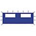 Parete Con Finestre Per Gazebo 6x2 M Blu - Foto miniatura 1