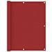 Paravento Balcone Rosso 120x500 cm in Tessuto Oxford - Foto miniatura 1